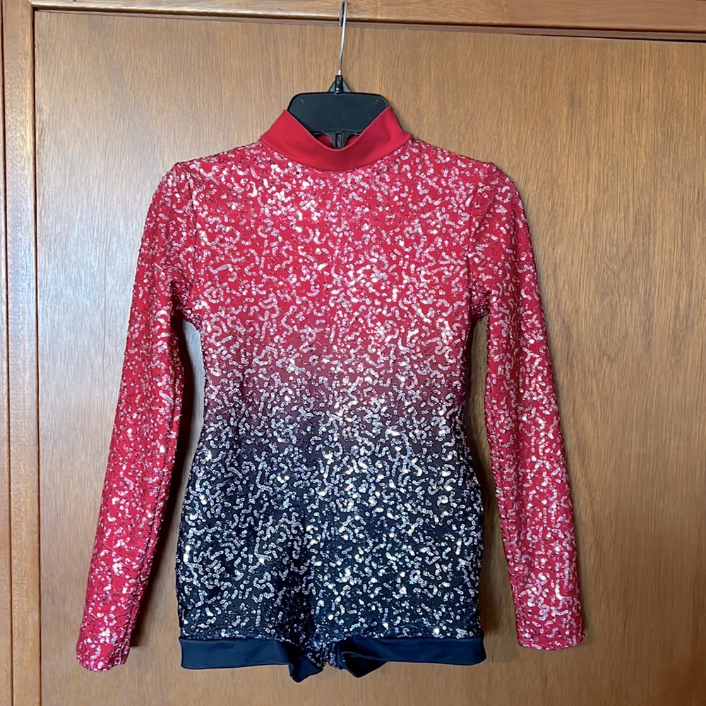 Weissman Sequin Girls Dance Performance Leotard